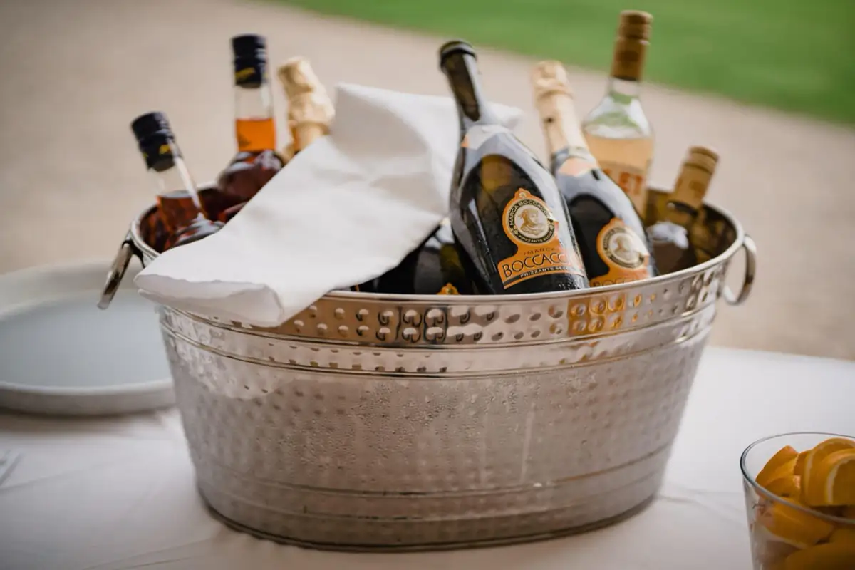 Getränke bei Hochzeiten auf Schloß Neuhaus